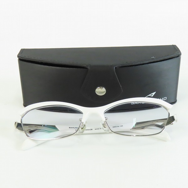 実際に弊社で買取させて頂いたSAMURAI SHO/サムライ翔 2016年モデル 眼鏡/メガネフレーム 度入り SS-J28の画像 9枚目