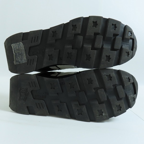 実際に弊社で買取させて頂いたATLANTIC STARS/アトランティックスターズ ブラック/ネイビー スニーカー/40の画像 2枚目