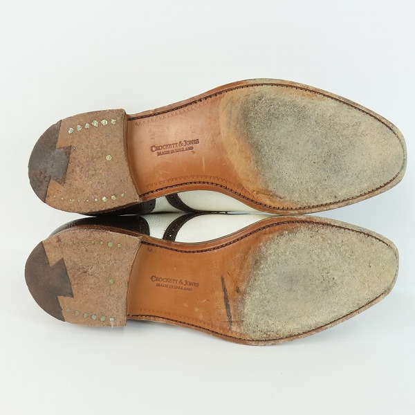 実際に弊社で買取させて頂いたCROCKETT&JONES/クロケットアンドジョーンズ SHIPS別注 キャップトゥ ドレスシューズ 6.5 の画像 2枚目