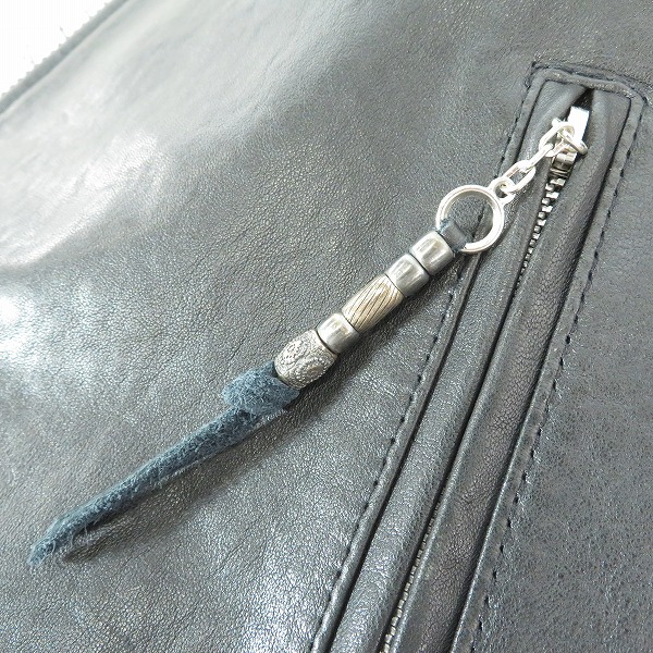 実際に弊社で買取させて頂いたSchottｘREMI RELIEF×Uncut Bound/ショット×レミレリーフ×アンカットバウンド ライダースジャケット 3191054/Mの画像 6枚目