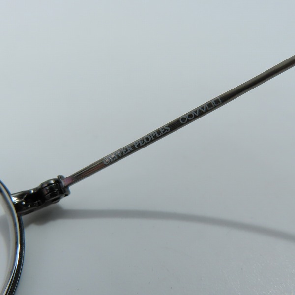 実際に弊社で買取させて頂いたOLIVER PEOPLES/オリバーピープルズ Carlon 眼鏡/メガネフレーム/アイウェアの画像 5枚目