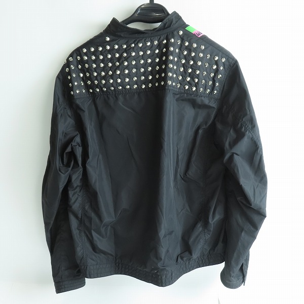 実際に弊社で買取させて頂いたHYSTERIC GLAMOUR/ヒステリックグラマー THE CRAMPS STUDS＆PATCHリメイク スタンドカラージャケット/Lの画像 1枚目