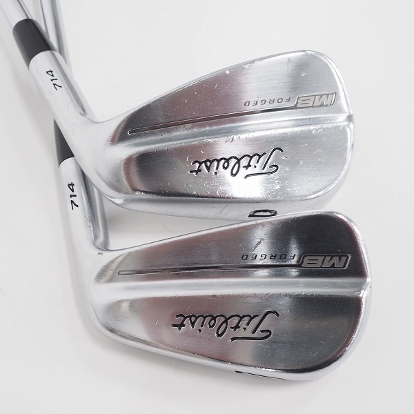 実際に弊社で買取させて頂いたTitleist/タイトリスト MB 714 FORGED/フォージド アイアン #5～9,Pw 6本セット Dynamic GOLD FLEX:S200の画像 5枚目