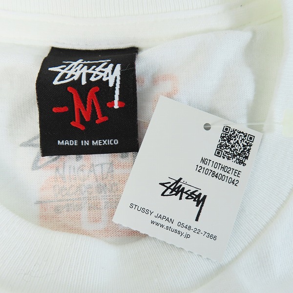 実際に弊社で買取させて頂いたSTUSSY/ステューシー COLLEGE ＃10 プリントデザイン 半袖Tシャツ/M の画像 2枚目
