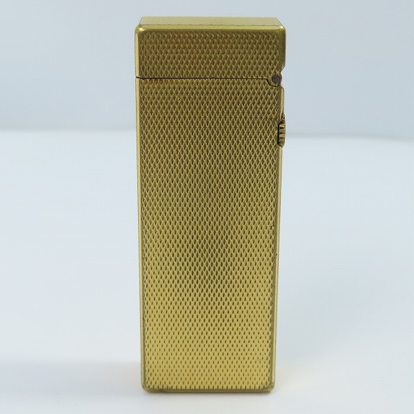 実際に弊社で買取させて頂いたdunhill/ダンヒル サイドローラー ガスライター ゴールドカラーの画像 1枚目