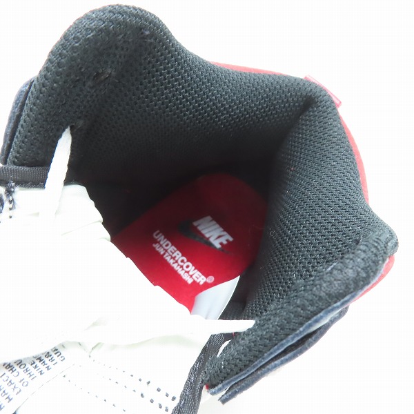実際に弊社で買取させて頂いたNIKE×Undercover/ナイキ×アンダーカバー Dunk High 1985 ダンクハイ DD9401-600/26.5の画像 4枚目