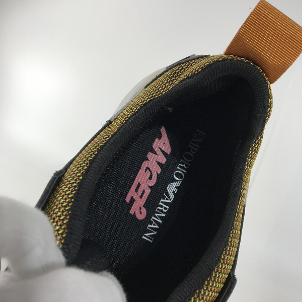 実際に弊社で買取させて頂いたEMPORIO ARMANI/エンポリオアルマーニ ローカット スニーカー X4X286 XM072/US10の画像 4枚目
