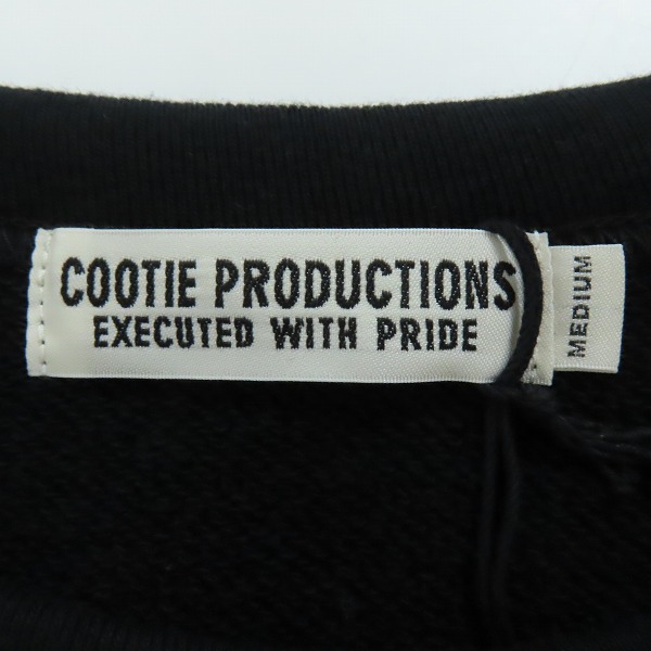 実際に弊社で買取させて頂いた【未使用】COOTIE/クーティー Print Crewneck Sweatshirt EMBLEM クルーネックスウェット CTE-21A326/Mの画像 2枚目