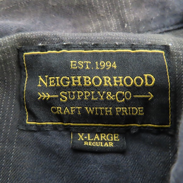 実際に弊社で買取させて頂いたNEIGHBORHOOD/ネイバーフッド 15SS チェック柄半袖シャツ 151ARNH-SHM04 /XLの画像 2枚目