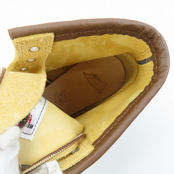 実際に弊社で買取させて頂いたRED WING/レッドウィング 6" CLASSIC MOC/6インチ クラシックモック スエードブーツ 8833/9Dの画像 4枚目
