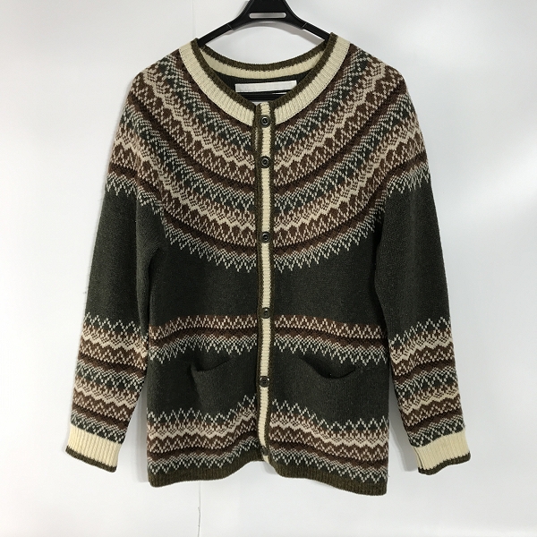 実際に弊社で買取させて頂いたWHITE MOUNTAINEERING/ホワイトマウンテニアリング カーディガンウール/総柄/WM1373617/0