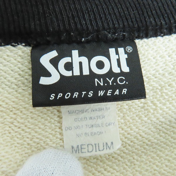 実際に弊社で買取させて頂いたSchott/ショット ボーダー スウェットシャツ トレーナー/Mの画像 2枚目