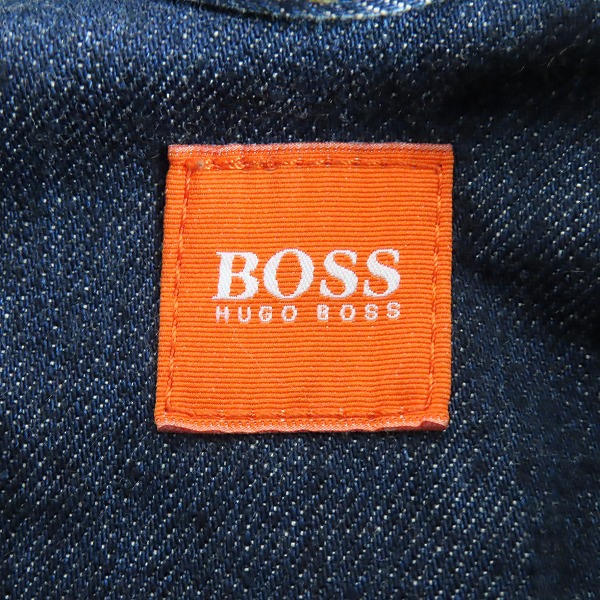 実際に弊社で買取させて頂いたHUGO BOSS/ヒューゴボス インディゴ デニムジャケット US/40Rの画像 2枚目