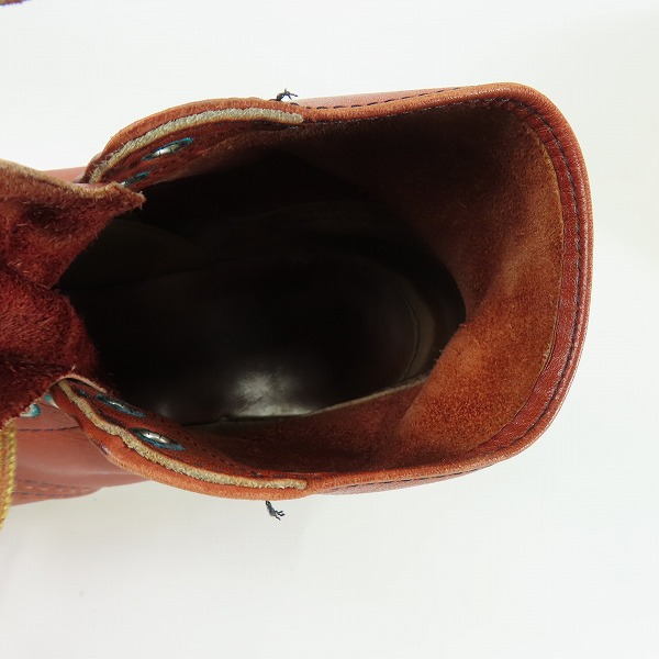 実際に弊社で買取させて頂いたRED WING/レッドウィング アイリッシュセッター ブーツ 羽タグ 8166 /7Dの画像 4枚目