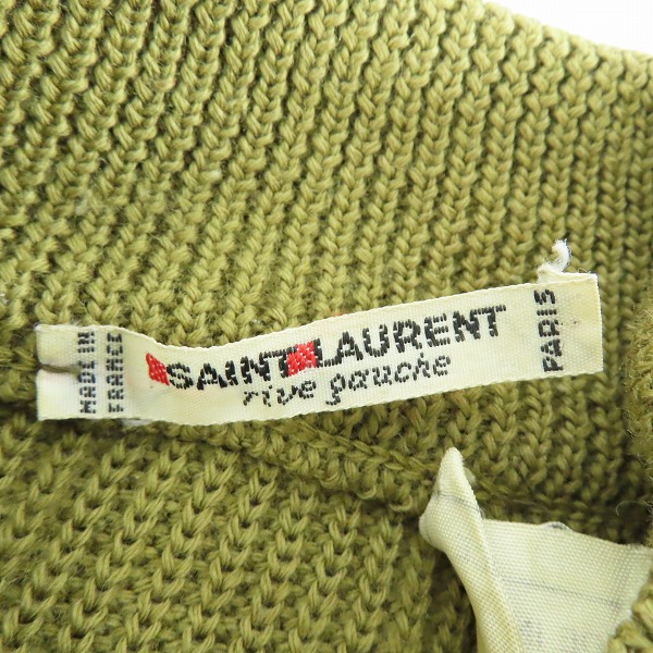 実際に弊社で買取させて頂いたYSL/yves Saint Laurent/イヴサンローラン Rive Gauche ウール セーター/36の画像 2枚目