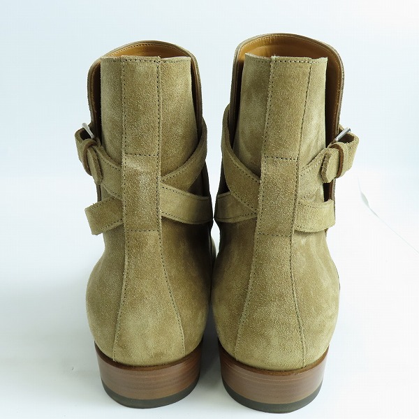 実際に弊社で買取させて頂いたSAINT LAURENT PARIS/サンローランパリ ワイアット ジョッパーブーツ スウェード 498372/41の画像 1枚目