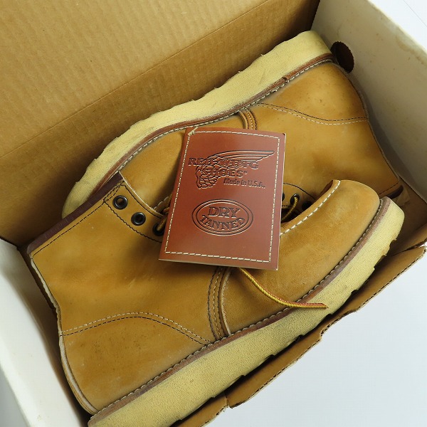 実際に弊社で買取させて頂いたRED WING/レッドウィング 羽タグ スエード アイリッシュセッターブーツ 2878/6.5Dの画像 8枚目