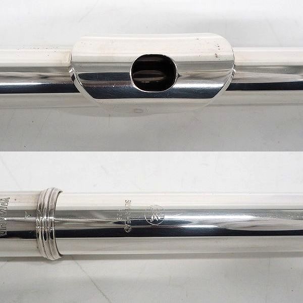 実際に弊社で買取させて頂いたYAMAHA/ヤマハ YFL-311/YFL311 フルート 頭部管銀製 Eメカ付 ハードケース付の画像 2枚目