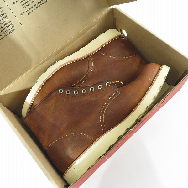 実際に弊社で買取させて頂いたRED WING/レッドウィング 6" CLASSIC ROUND 6インチ クラシックラウンド 9111 US11の画像 8枚目