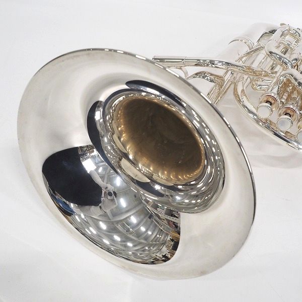 実際に弊社で買取させて頂いた★YAMAHA/ヤマハ NEO YBH-831S バリトン 3ピストン 銀メッキ仕上 ハードケース付の画像 2枚目