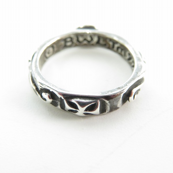 実際に弊社で買取させて頂いたBill Wall Leather/BWL/ビルウォールレザー R202 Thin クロスリング/6.5号の画像 3枚目