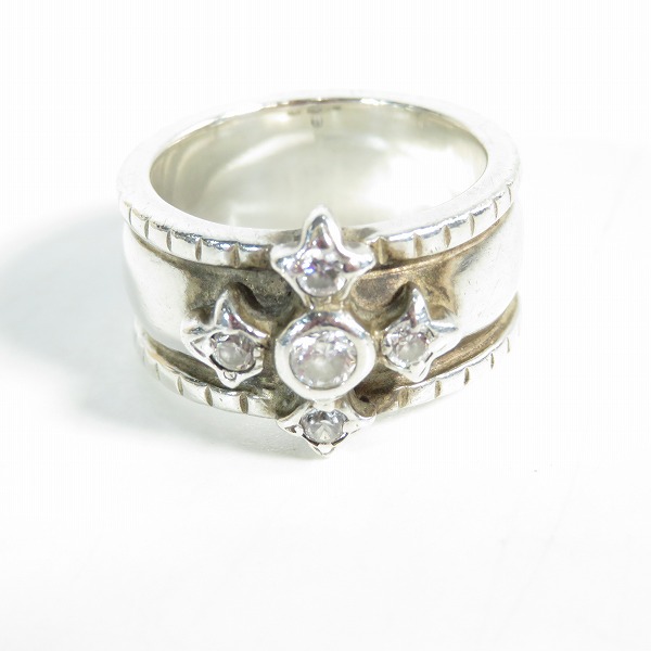 実際に弊社で買取させて頂いたLoree Rodkin/ローリーロドキン WIDE RIDGED BAND W/ラージファンシークロス リング 15-16号の画像 1枚目