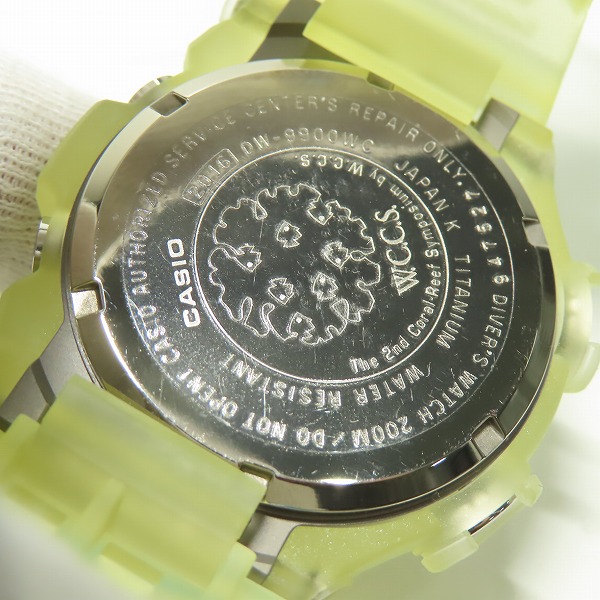 実際に弊社で買取させて頂いたG-SHOCK/Gショック FROGMAN/フロッグマン W.C.C.S サンゴ礁 DW-9900WC-7T【動作未確認】の画像 3枚目