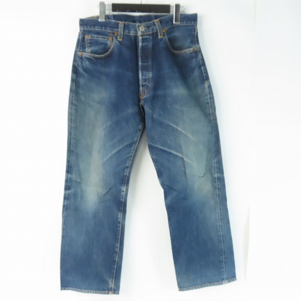 実際に弊社で買取させて頂いた【難あり】LEVI'S/リーバイス 501XX 復刻 バレンシア工場製 ビッグE ボタン裏555 デニムパンツ/W34