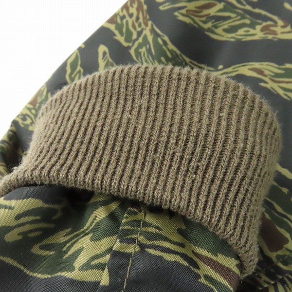 実際に弊社で買取させて頂いたHYSTERIC GLAMOUR/ヒステリックグラマー エアフォース リバーシブルノーカラージャケット 0263AB02/Sの画像 8枚目