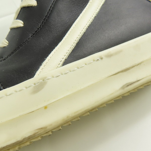 実際に弊社で買取させて頂いたRick Owens/リック オウエンス 23SS GEOBASKET/ジオバスケット/ジオバス ハイカット スニーカー RU01C4894LPO/42の画像 7枚目