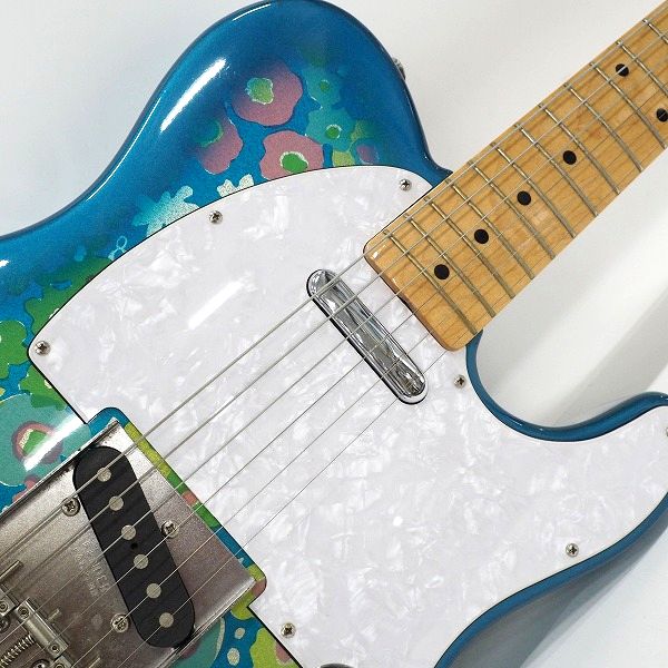 実際に弊社で買取させて頂いた★Fender Japan/フェンダージャパン TL69 BFL Telecaster/テレキャスター ブルーフラワー エレキギター ハードケース付の画像 5枚目