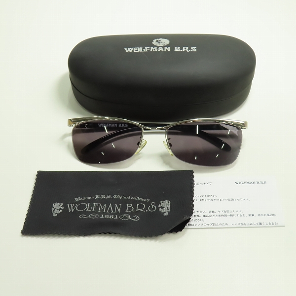 実際に弊社で買取させて頂いたWOLFMAN B.R.S/ウルフマンブラザーズ サングラス/アイウェア MM-18023の画像 7枚目