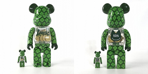 実際に弊社で買取させて頂いたMEDICOM TOY/メディコムトイ BE@RBRICK/ベアブリック LUCK 100％ & 400％の画像 1枚目