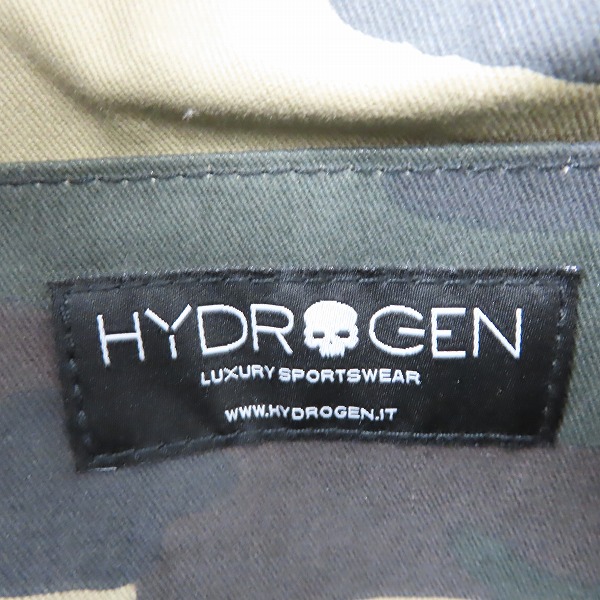 実際に弊社で買取させて頂いたHYDROGEN/ハイドロゲン ロゴチャーム付 ハンドバッグ ブラック の画像 5枚目