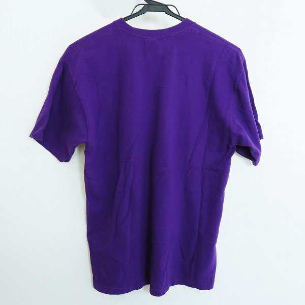 実際に弊社で買取させて頂いたSTUSSY/ステューシー Tシャツ  半袖シャツ センターロゴプリント パープル Mの画像 1枚目