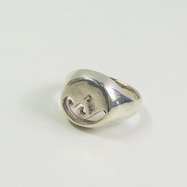 実際に弊社で買取させて頂いたHOLLYWOOD RANCH MARKET/ハリウッドランチマーケット 波モチーフリング 13.5号