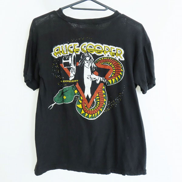 実際に弊社で買取させて頂いたAlice Cooper/アリスクーパー ヴィンテージ/ビンテージ IN CONCERT/MADHOUSE ROCK 半袖Tシャツ の画像 1枚目