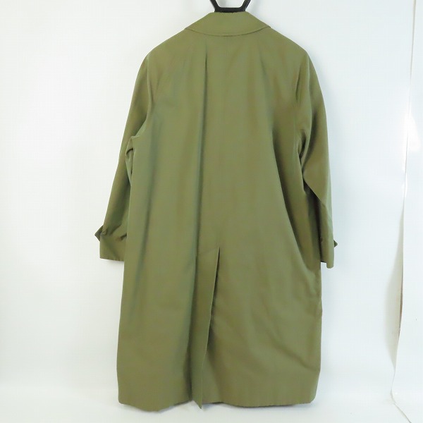 実際に弊社で買取させて頂いたBurberrys/バーバリーズ 裏地チェック柄ステンカラーコート の画像 1枚目