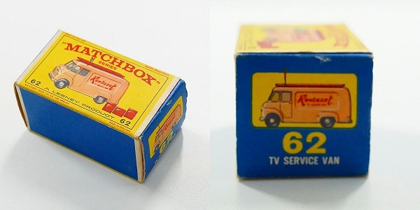 実際に弊社で買取させて頂いたMATCHBOX/マッチボックス No.62 TV SERVICE VAN/テレビサービスバン ミニカーの画像 9枚目