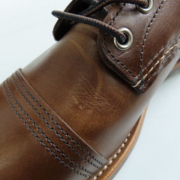 実際に弊社で買取させて頂いたRED WING/レッドウィング IRON RANGER/アイアン レンジャー ワークブーツ 8111/10の画像 7枚目