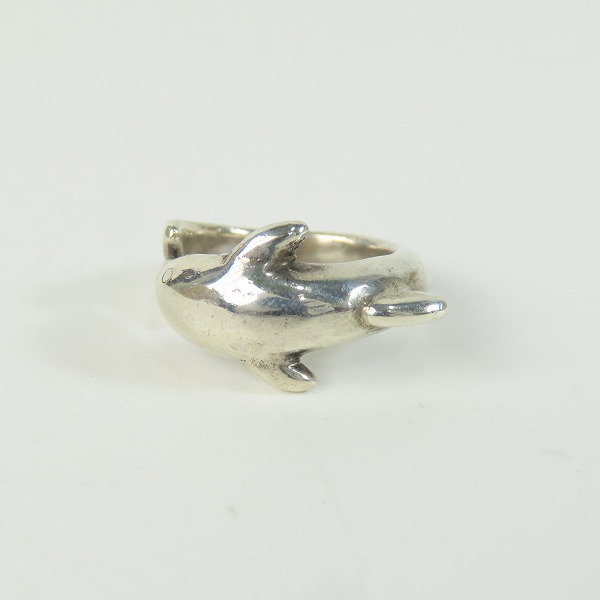 実際に弊社で買取させて頂いたHOLLYWOOD RANCH MARKET/ハリウッドランチマーケット ドルフィン/イルカ リング 6号の画像 2枚目