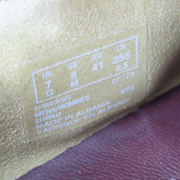 実際に弊社で買取させて頂いたWIND AND SEA×atmos×Clarks/ウィンダンシー×アトモス×クラークス Wallabee "Maple"/ワラビー メイプル/7の画像 5枚目