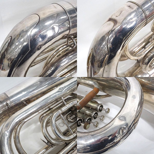 実際に弊社で買取させて頂いた★【使用感有り】YAMAHA/ヤマハ YEB-321S チューバ 銀メッキ仕上げ ハードケース付の画像 8枚目