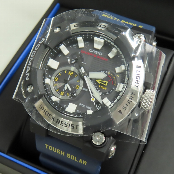 実際に弊社で買取させて頂いた【未使用】G-SHOCK/Gショック MASTER OF G FROGMAN/フロッグマン Bluetooth 電波ソーラー GWF-A1000-1A2JF