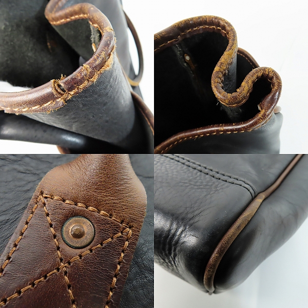 実際に弊社で買取させて頂いたmelple × JOURNAL STANDARD/メイプル × ジャーナルスタンダード レザー トートバッグの画像 7枚目