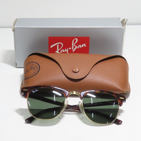 実際に弊社で買取させて頂いたRay-Ban/レイバン CLUB MASTER/クラブマスター サングラス/アイウェア RB3016 W0366の画像 9枚目