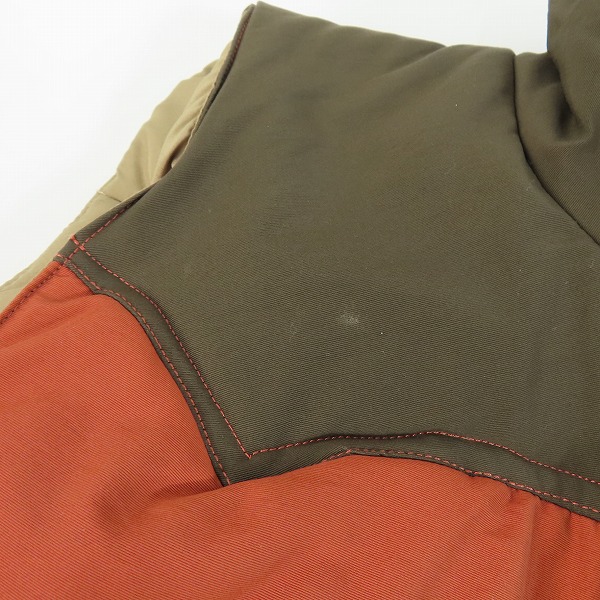 実際に弊社で買取させて頂いたSUGERCANE/シュガーケーン 09SS パディングベスト SC11707/Sの画像 5枚目