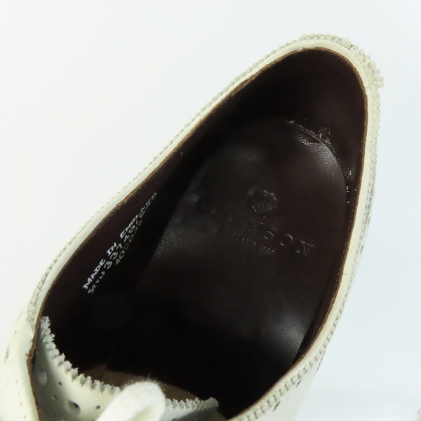 実際に弊社で買取させて頂いたGRENSON/グレンソン ストレートチップ ドレスシューズ 33749/548 8.5Fの画像 4枚目