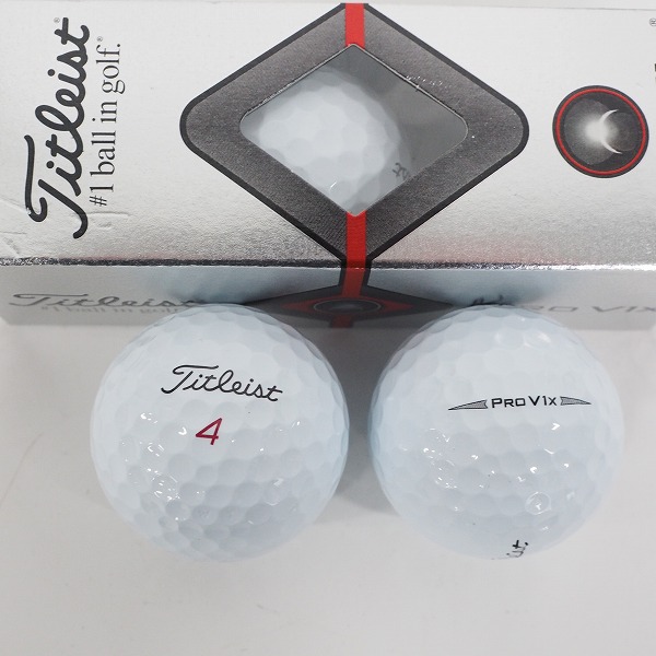実際に弊社で買取させて頂いた 【未使用】Titleist/タイトリスト PRO V1x ゴルフボール ホワイト 計1ダース の画像 1枚目