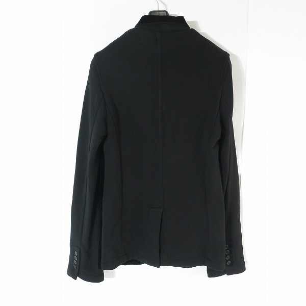 実際に弊社で買取させて頂いた【未使用】ANN DEMEULEMEESTER/アンドゥムルメステール Warbler ベロア切替 ジャケット XSの画像 1枚目